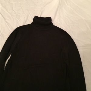 Talbots Black Turtleneck.